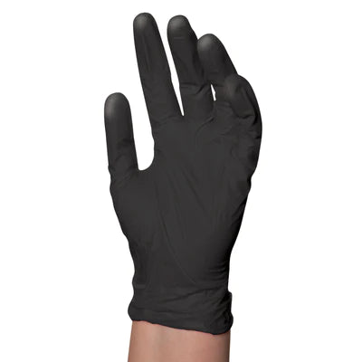 Black Nitrile Powder Free Gloves (100 Pack)