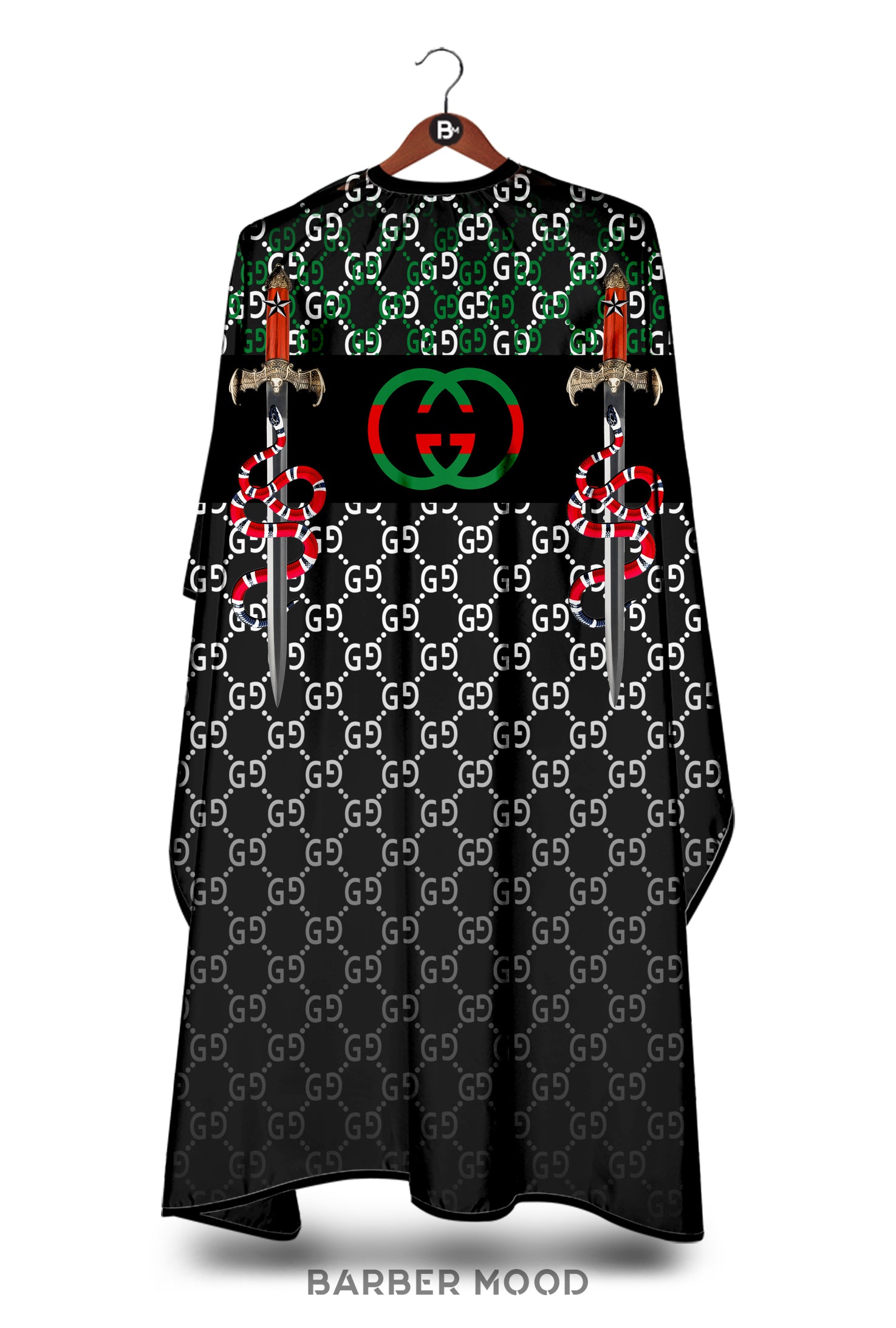 Barber Mood GG Swords Cape