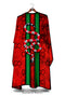 Barber Mood Red GG Snake Cape