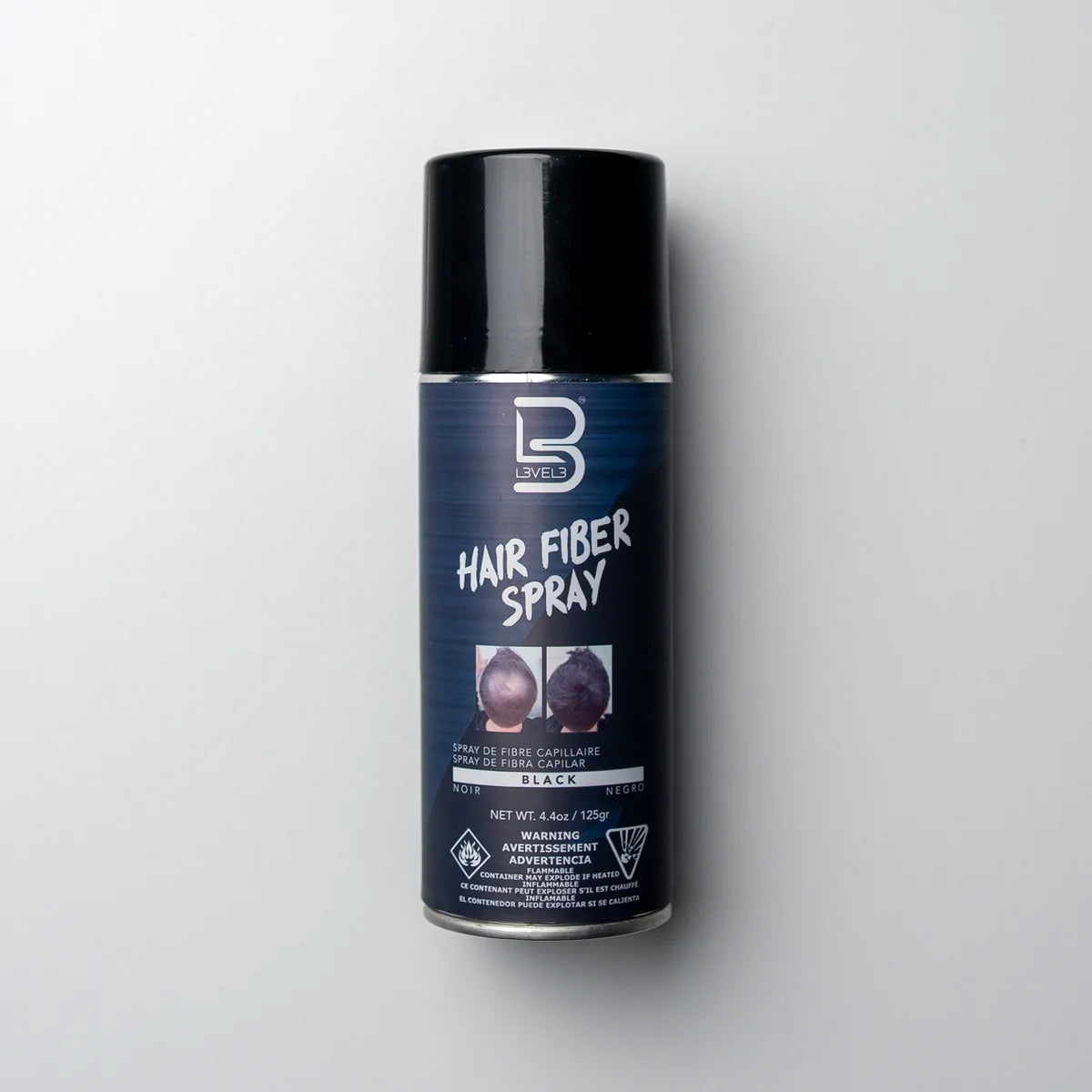 LV3 Hair Fiber Spray Black