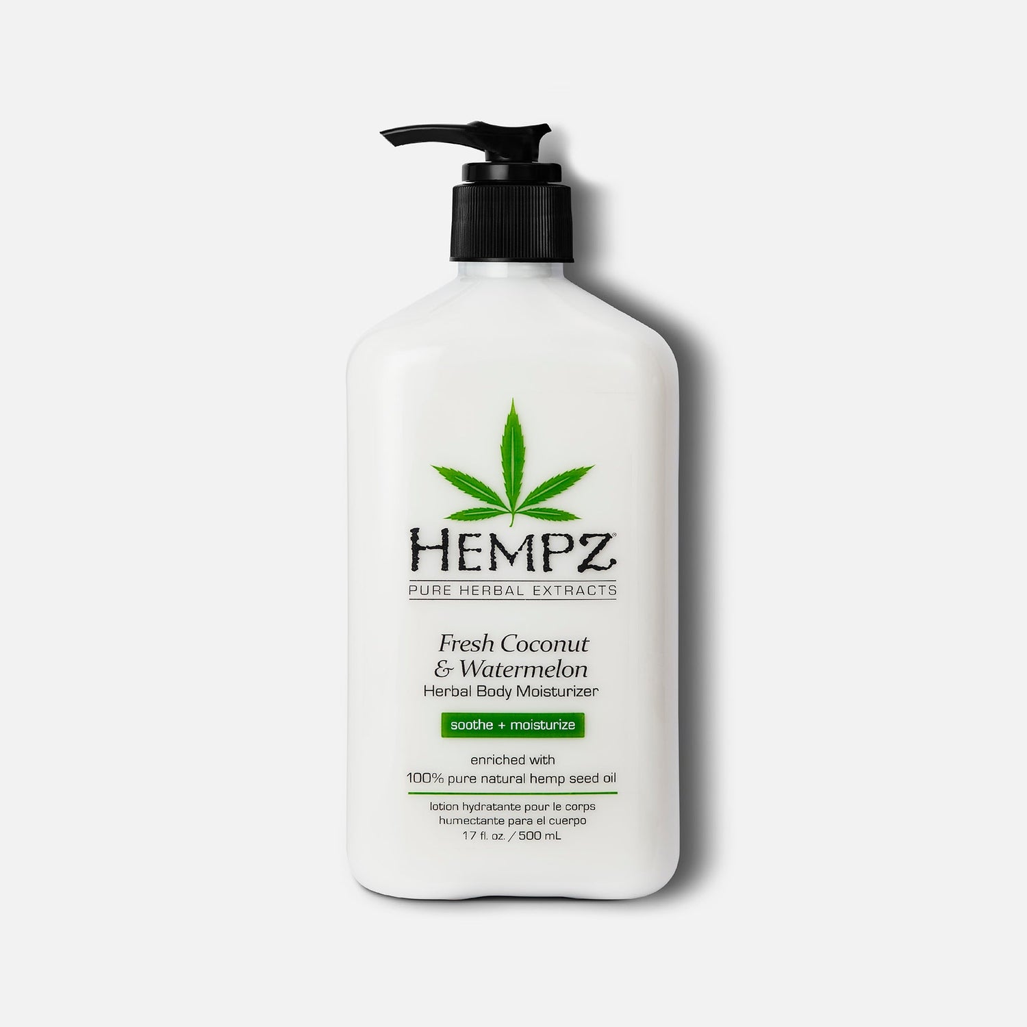 Hempz Fresh Coconut & Watermelon Herbal Body Moisturizer 17 OZ.