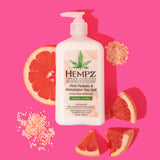 Hempz Fresh Fusions Pink Pomelo & Himalayan Sea Salt Herbal Body Moisturizer 17 OZ.