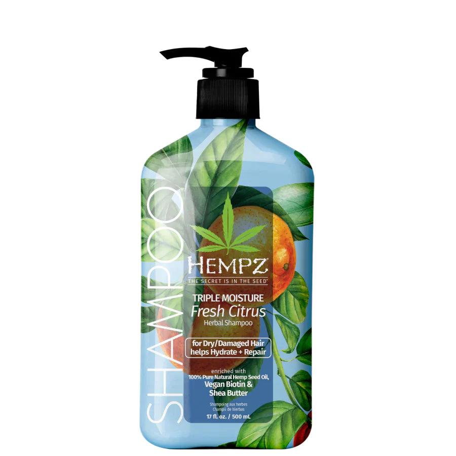 Hempz Triple Moisture Fresh Citrus Herbal Shampoo 500 ml