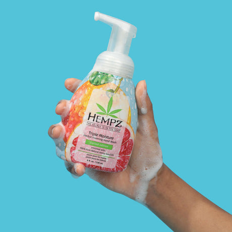 Hempz Triple Moisture Herbal Foaming Hand Wash 8oz.