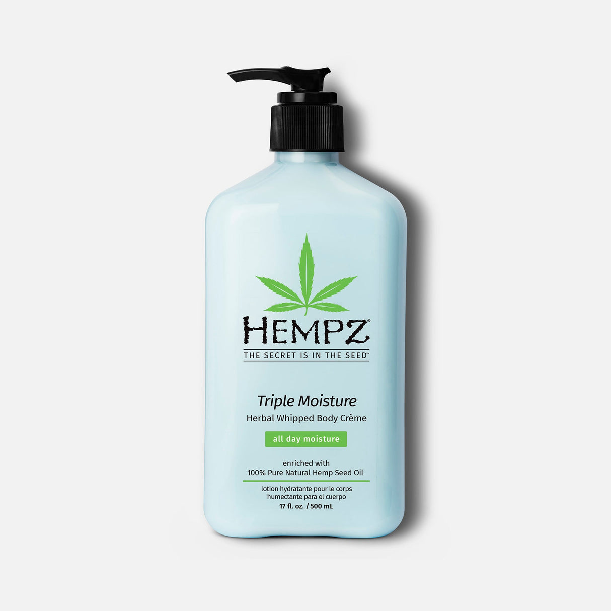 Hempz Triple Moisture Herbal Whipped Body Creme 17 OZ.