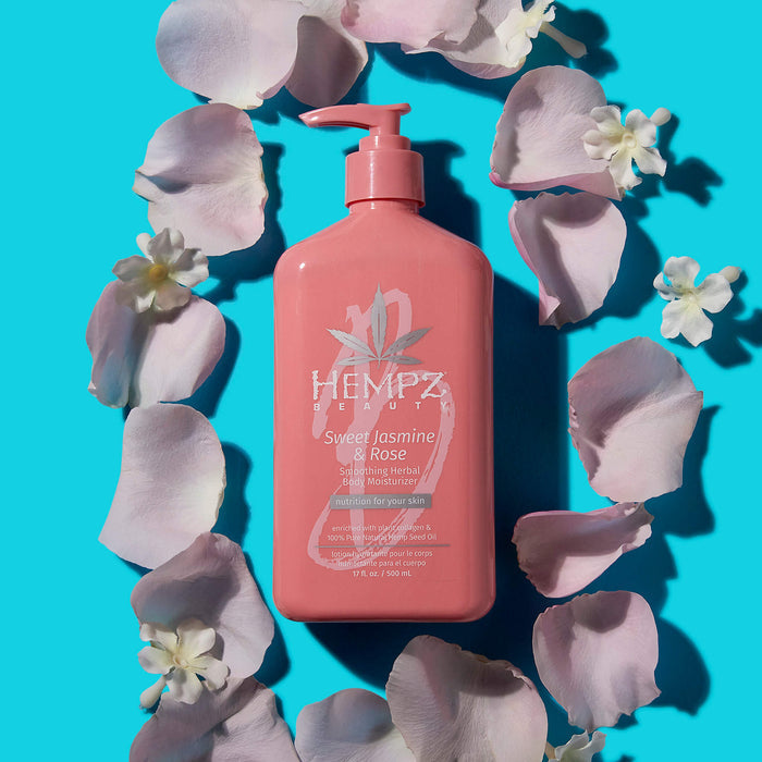 Hempz Sweet Jasmine & Rose Collagen Infused Herbal Body