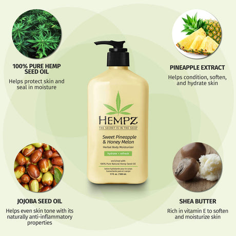 Hempz Sweet Pineapple & Honey Melon Herbal Body Moisturizer