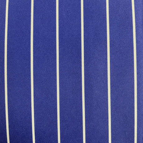 Barber Mood Blue W/ White Pinstripes Cape