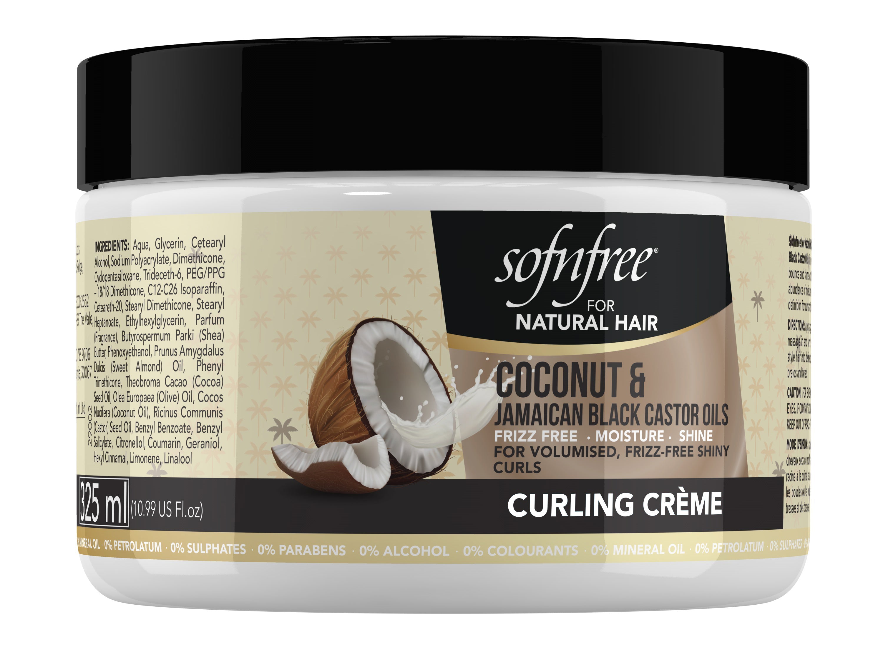 Sofn'free Coconut & Jamaican Black Castor Oil Curling Cream 325ml