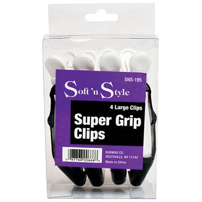 Soft'n Style 4.5" Large Super Grip Clips