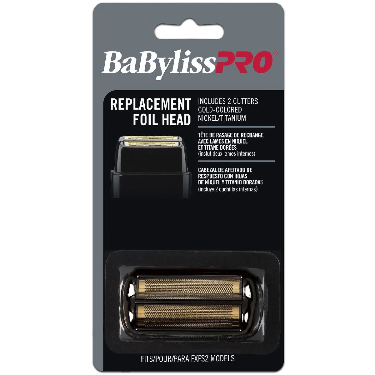 BabylissPRO Black Double Foil Shaver Replacement Head