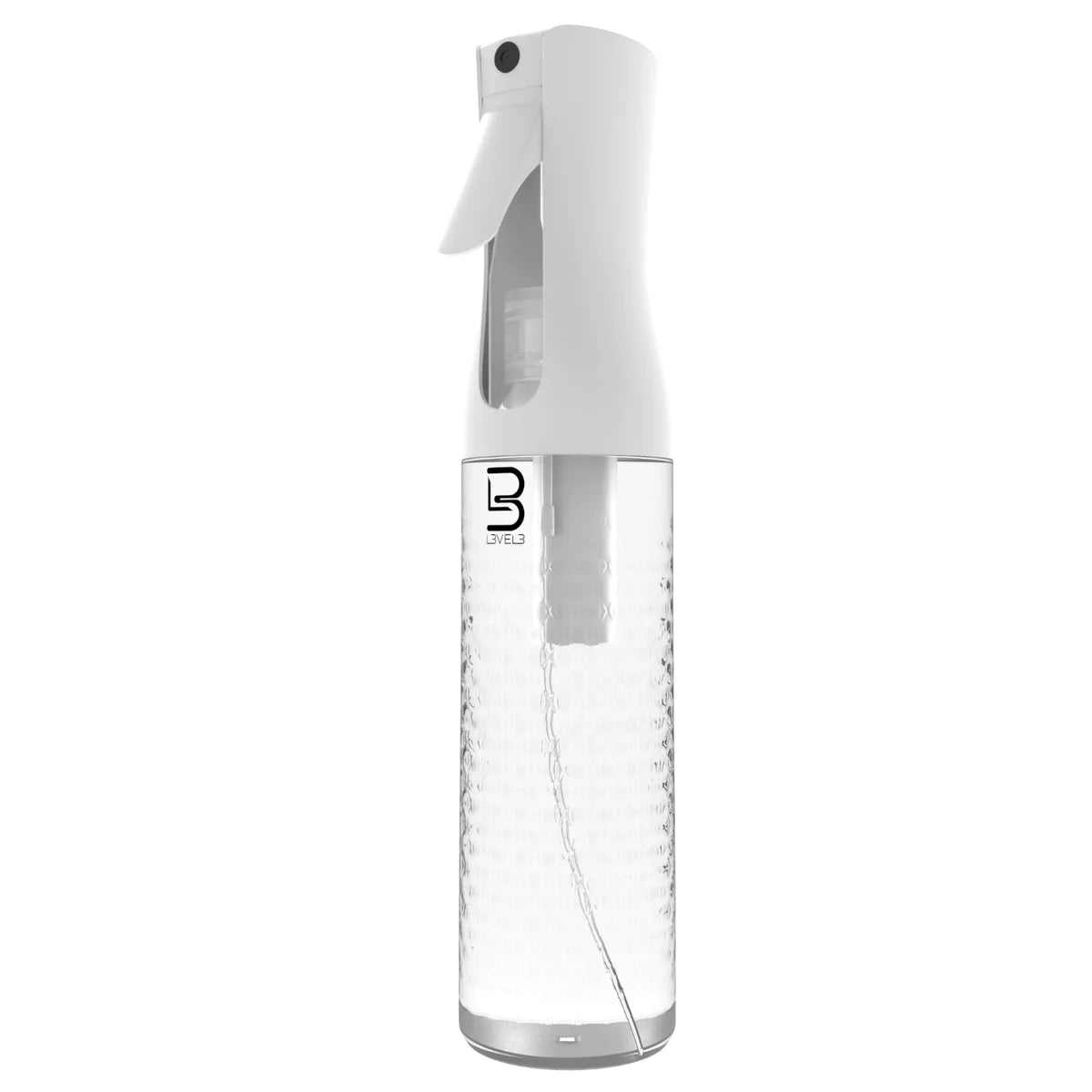 LV3 Beveled Spray Bottle White/Clear