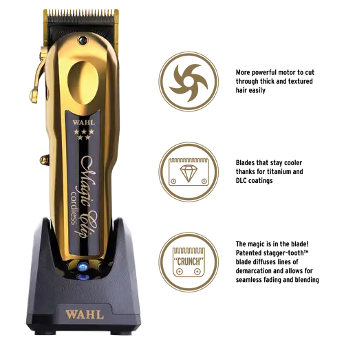 Wahl 5 Star Cordless Gold Magic Clip – Empire Barber Supply