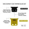 S|C Gold X-Pro Precision Trimmer Blade & The One Precision DLC Cutting Blade