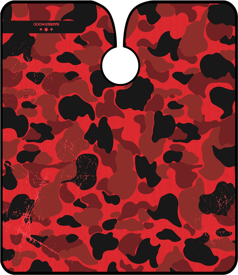 Barber Mood Camo Cape Red